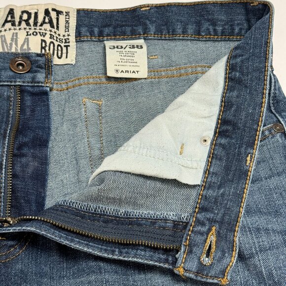 Ariat Men's Blue Bootcut Jeans - Picture 15 of 16
